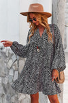 Let's Walk A Bit Black Leopard Dotted dress-[option4]-[option5]-Cute-Trendy-Shop-Womens-Boutique-Clothing-Store