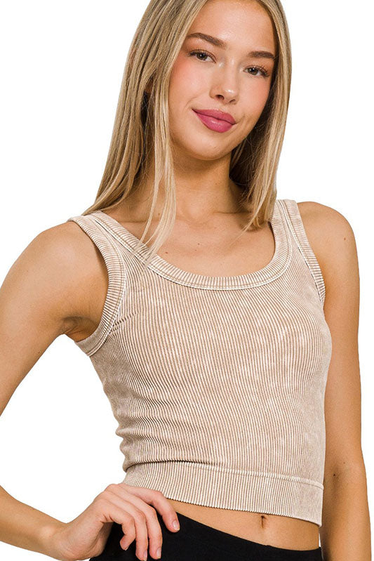 Summer Heat Scoop Neck Crop Tank-Beige-SMALL/MEDIUM-[option4]-[option5]-Cute-Trendy-Shop-Womens-Boutique-Clothing-Store