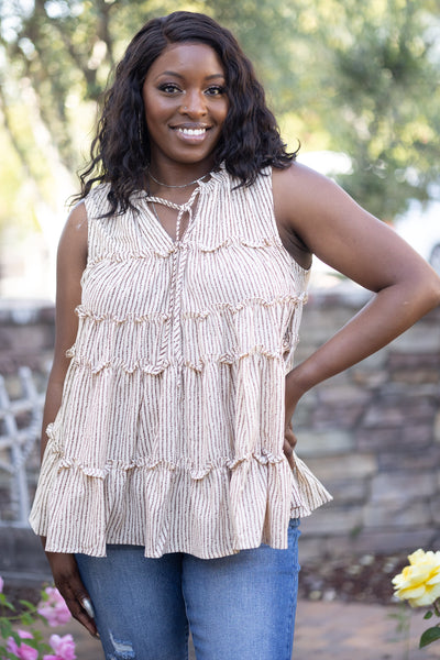 Sandy Springs Tiered Ruffle *online exclusive-[option4]-[option5]-Cute-Trendy-Shop-Womens-Boutique-Clothing-Store
