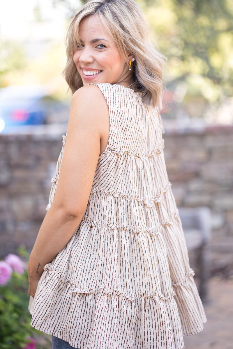 Sandy Springs Tiered Ruffle *online exclusive