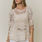 Boho Blossom Crochet Poncho Top-Cute-Trendy-Shop-Womens-Boutique-Clothing-Store