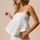 Summer Fun Smocked Cami-White-SMALL-[option4]-[option5]-Cute-Trendy-Shop-Womens-Boutique-Clothing-Store