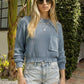 Vintage Vibe Cropped Knit-Blue-SMALL-Cute-Trendy-Shop-Womens-Boutique-Clothing-Store