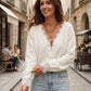 Whisper of Romance Lace V-Neck Sweater-Cute-Trendy-Shop-Womens-Boutique-Clothing-Store
