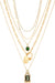 Multi Layer Stone Necklace Green-[option4]-[option5]-Cute-Trendy-Shop-Womens-Boutique-Clothing-Store