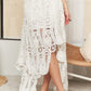 Worth The Dance Crochet High Low Skirt