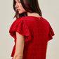 It All Makes Sense Red Ruffle Top-[option4]-[option5]-Cute-Trendy-Shop-Womens-Boutique-Clothing-Store