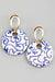 Porcelain Blue and White Round Earrings-[option4]-[option5]-Cute-Trendy-Shop-Womens-Boutique-Clothing-Store