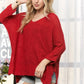 Can't Beat It Red Basic V Neck Sweater-[option4]-[option5]-Cute-Trendy-Shop-Womens-Boutique-Clothing-Store