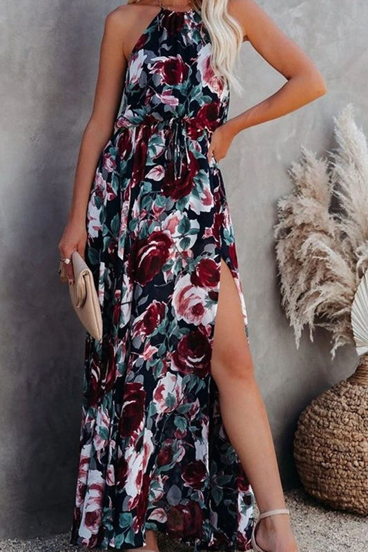 Rose Queen Maxi Halter Dress *Online & In Store*-[option4]-[option5]-Cute-Trendy-Shop-Womens-Boutique-Clothing-Store