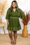 Angel In Olive - Dress *online exclusive-[option4]-[option5]-Cute-Trendy-Shop-Womens-Boutique-Clothing-Store