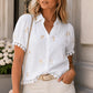 Perfect Summer Day Embroidered Button Up Blouse-[option4]-[option5]-Cute-Trendy-Shop-Womens-Boutique-Clothing-Store
