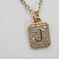 Rhinestone Initial Necklace Gold Limited Letters-J-[option4]-[option5]-Cute-Trendy-Shop-Womens-Boutique-Clothing-Store