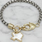 Lone Star Charm Chain Bracelet-[option4]-[option5]-Cute-Trendy-Shop-Womens-Boutique-Clothing-Store