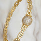 Shimmering Sophistication Gold CZ Ball Bangle-[option4]-[option5]-Cute-Trendy-Shop-Womens-Boutique-Clothing-Store