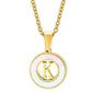 Mother of Pearl Initial Shell Pendant Necklace-K-[option4]-[option5]-Cute-Trendy-Shop-Womens-Boutique-Clothing-Store