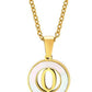 Mother of Pearl Initial Shell Pendant Necklace-O-[option4]-[option5]-Cute-Trendy-Shop-Womens-Boutique-Clothing-Store