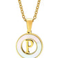 Mother of Pearl Initial Shell Pendant Necklace-P-[option4]-[option5]-Cute-Trendy-Shop-Womens-Boutique-Clothing-Store