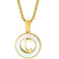 Mother of Pearl Initial Shell Pendant Necklace-C-[option4]-[option5]-Cute-Trendy-Shop-Womens-Boutique-Clothing-Store