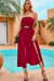 Center of Attention Long Strapless Red Dress *Online & In Store*-[option4]-[option5]-Cute-Trendy-Shop-Womens-Boutique-Clothing-Store