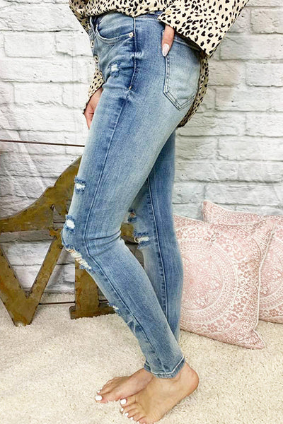 Next Thing You Know Distressed Jeans-1-Blue-L9/60-[option4]-[option5]-Cute-Trendy-Shop-Womens-Boutique-Clothing-Store