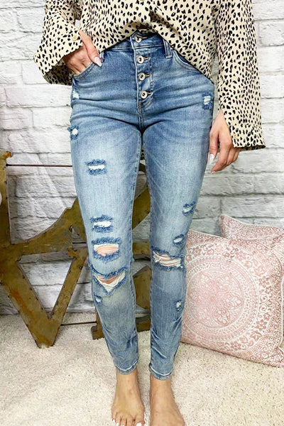 Next Thing You Know Distressed Jeans-1-Blue-L9/60-[option4]-[option5]-Cute-Trendy-Shop-Womens-Boutique-Clothing-Store