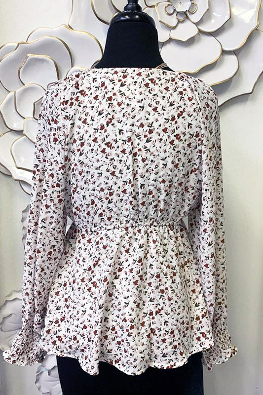 Searching for Fun Floral Front Tie Top-[option4]-[option5]-Cute-Trendy-Shop-Womens-Boutique-Clothing-Store